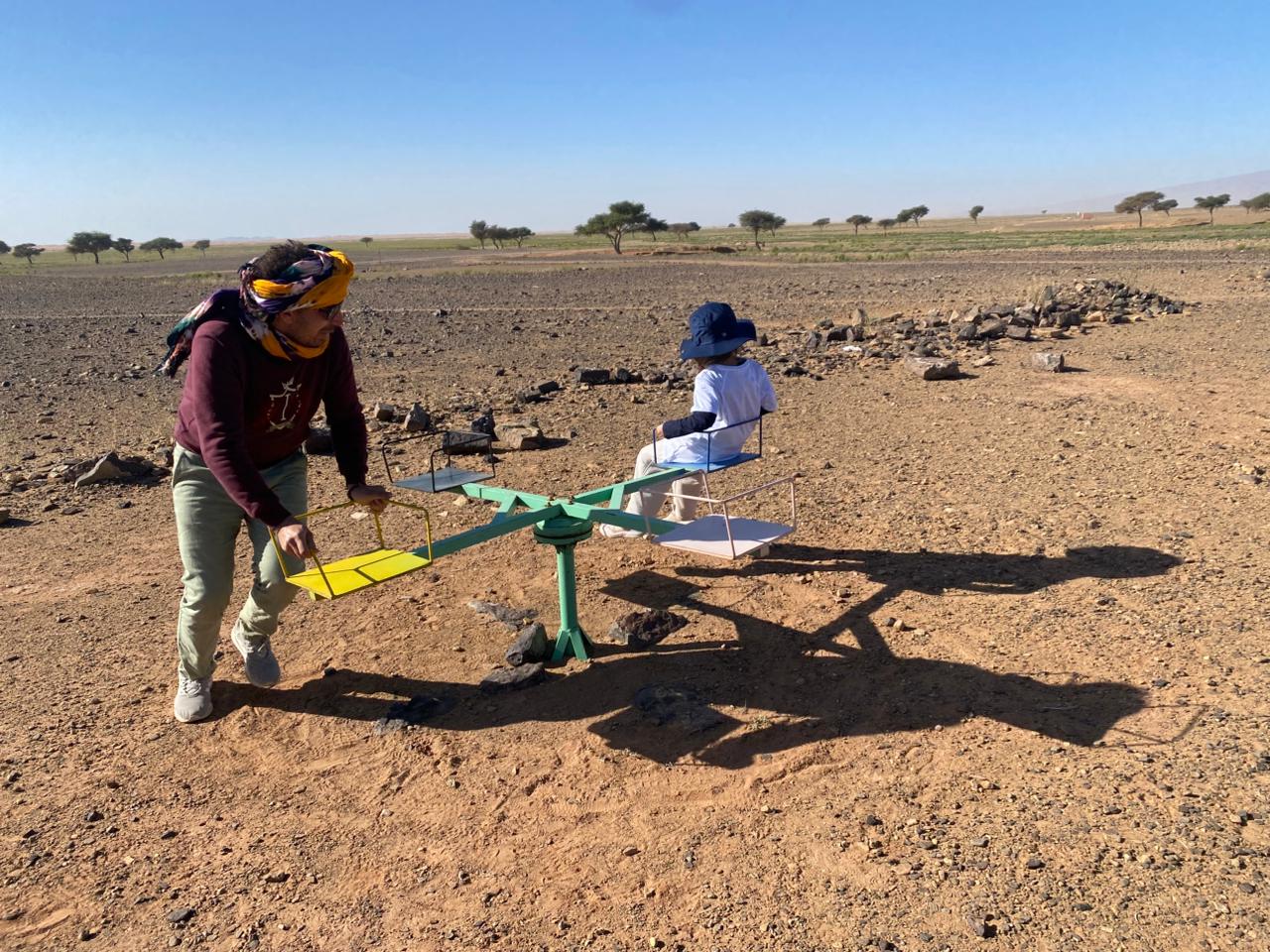 Private courtyards at Villa des orangers, Morocco